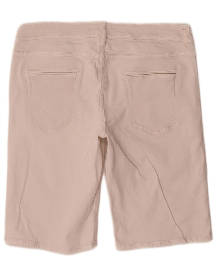 Guess Mens Chino Shorts W30 Medium White Cotton