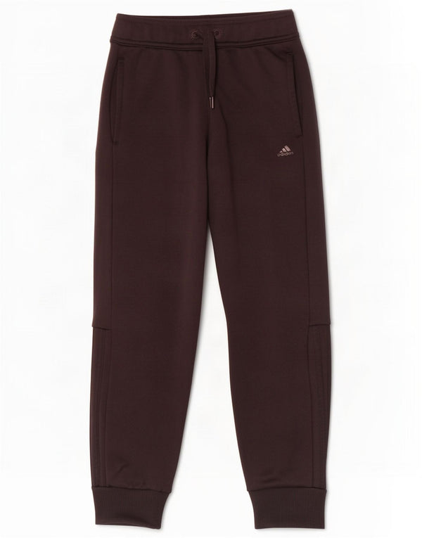 Adidas Boys Tracksuit Trousers Joggers 11-12 Years Black Polyester