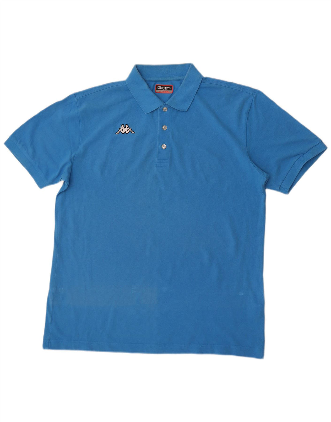 Kappa Mens Polo Shirt 2XL Blue Cotton