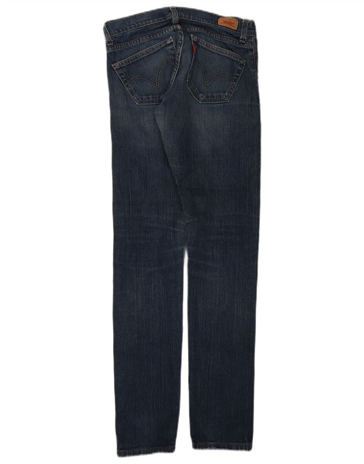 Levi's Womens 504 Tilted Slim Jeans US 5 Medium W30 L32 Blue Cotton