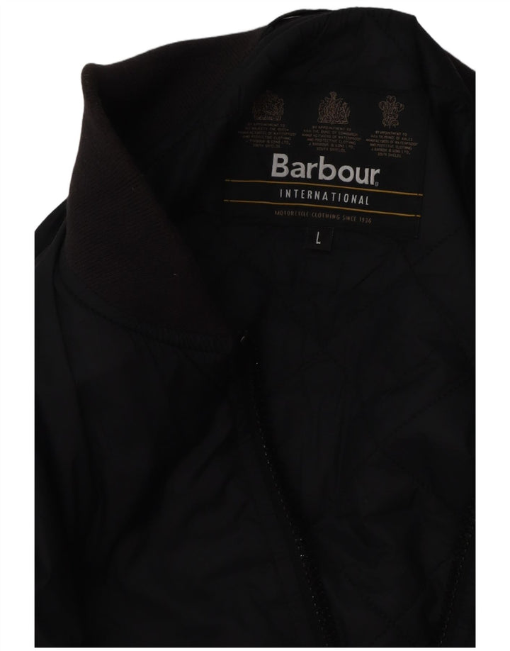 Barbour Mens Windbreaker Coat UK 40 Large Navy Blue