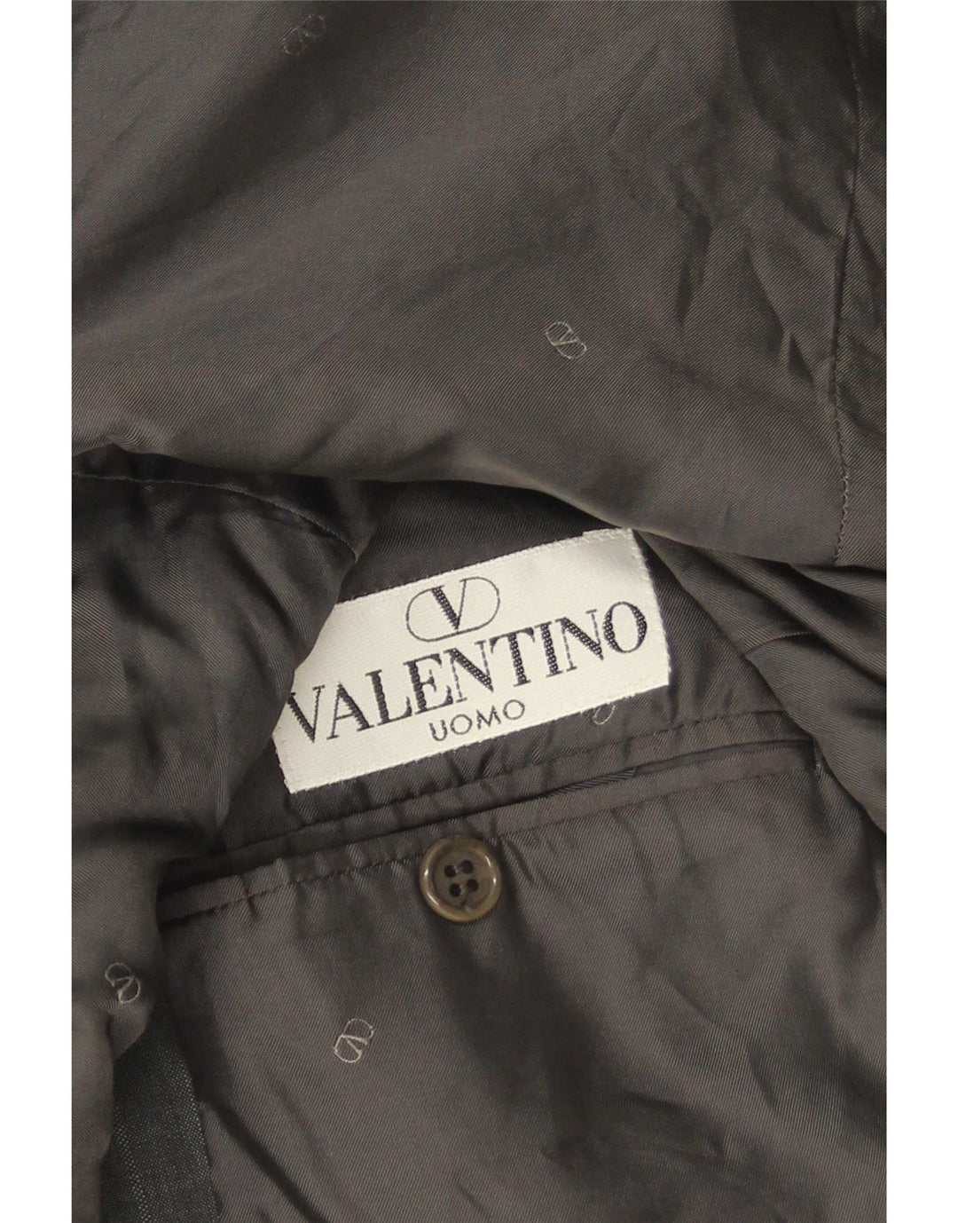 Valentino Mens 3 Button Blazer Jacket IT 50 Large Grey Virgin Wool