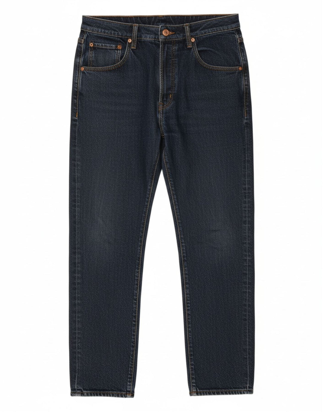 JACK & JONES Mens Rugged Slim Jeans W32 L34 Navy Blue Tencel
