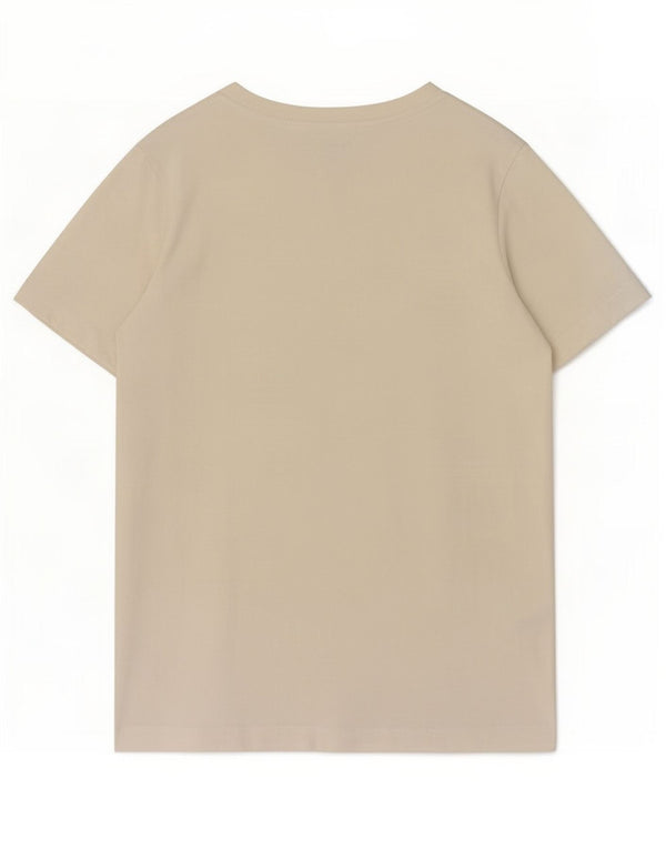 Nike Boys Graphic T-Shirt Top 12-13 Years Large Beige Cotton
