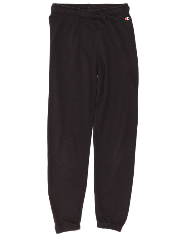 Champion Girls Tracksuit Trousers Joggers 13-14 Years XL Black Sports