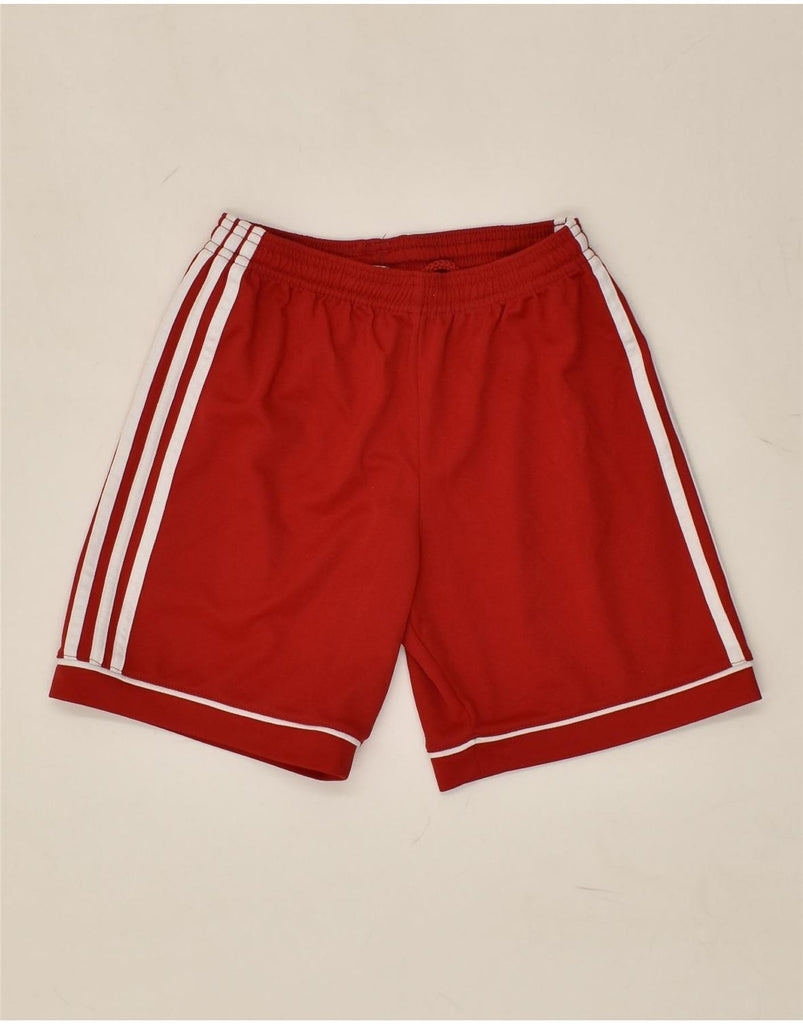 ADIDAS Boys Sport Shorts 11-12 Years Red Polyester | Vintage Adidas | Thrift | Second-Hand Adidas | Used Clothing | Messina Hembry 