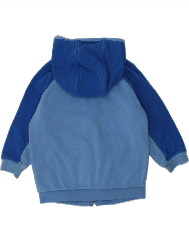 ADIDAS Baby Boys Graphic Zip Hoodie Sweater 9-12 Months Blue Colourblock | Vintage Adidas | Thrift | Second-Hand Adidas | Used Clothing | Messina Hembry 