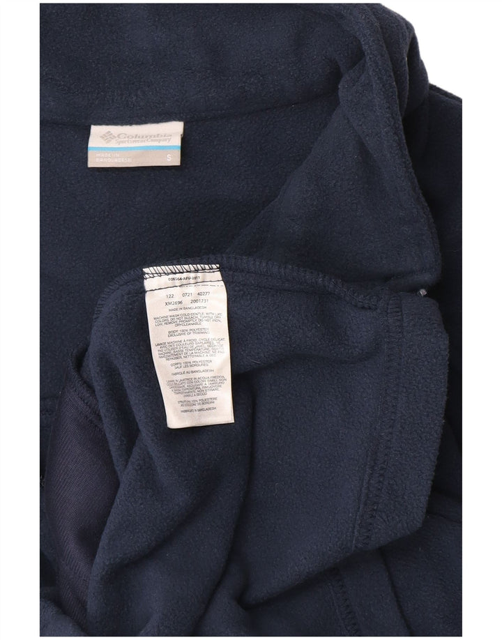 Columbia Mens Fleece Gilet UK 36 Small Navy Blue Polyester