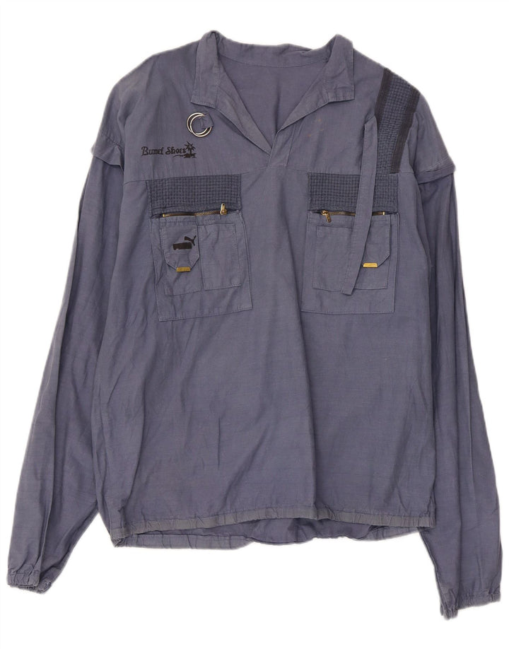 PUMA Womens Pullover Shirt UK 18 XL Blue