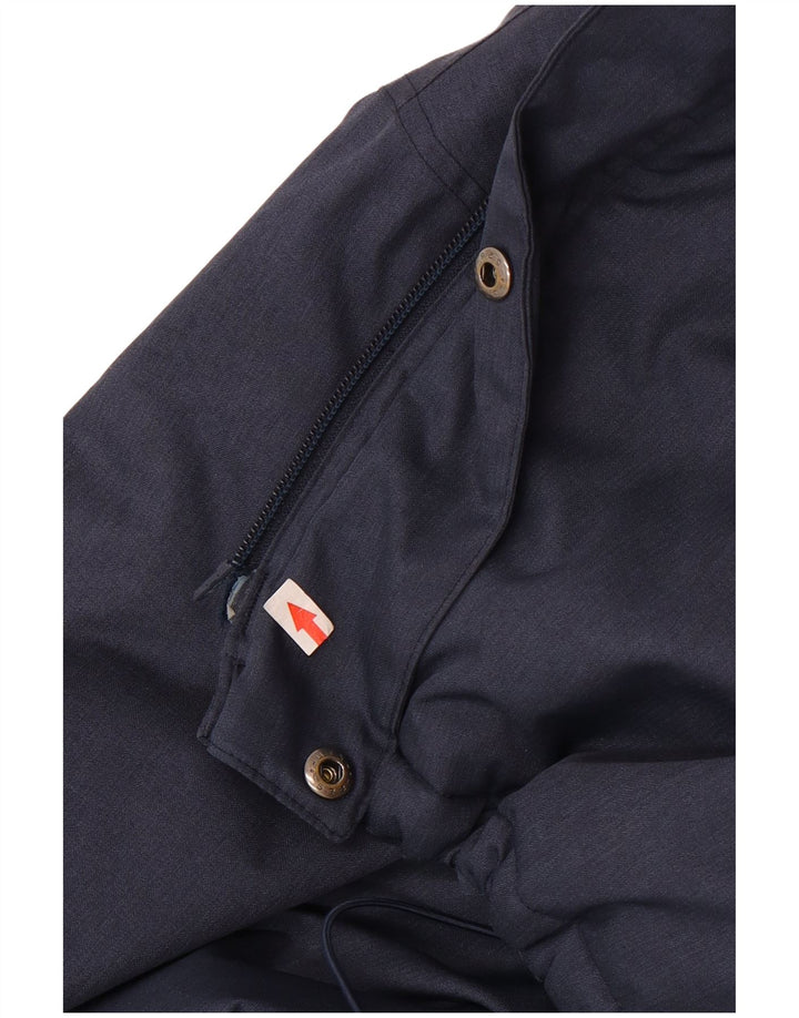 Columbia Mens Hooded Windbreaker Jacket UK 42 XL Navy Blue Polyester