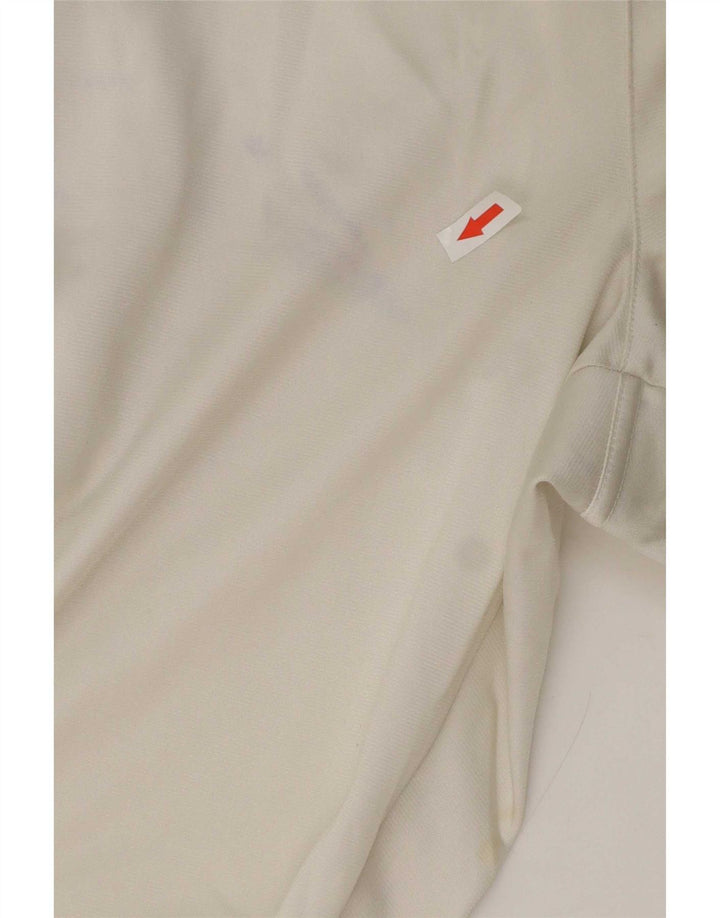 Adidas Mens Tracksuit Trousers Medium White Polyester