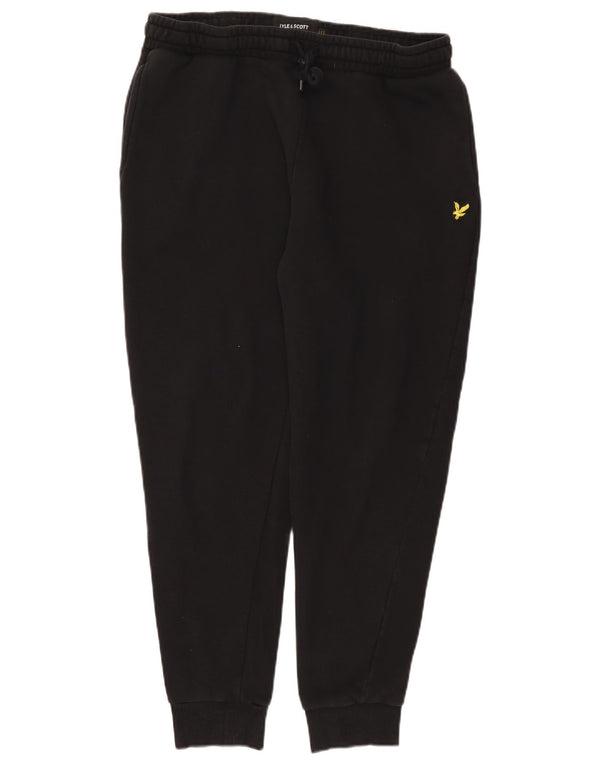 Lyle & Scott Mens Tracksuit Trousers Joggers XL Black Cotton
