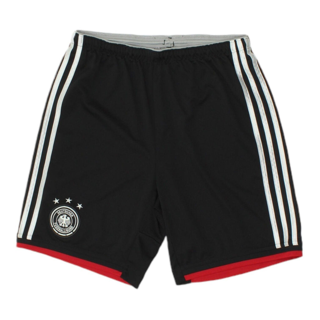 Germany 2014 Adidas Boys Black Shorts | Football Kids Sportswear VTG | Vintage Messina Hembry | Thrift | Second-Hand Messina Hembry | Used Clothing | Messina Hembry 