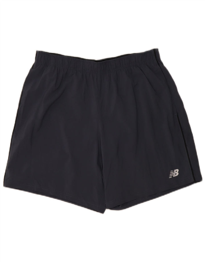 New Balance Mens Sport Shorts Large Navy Blue
