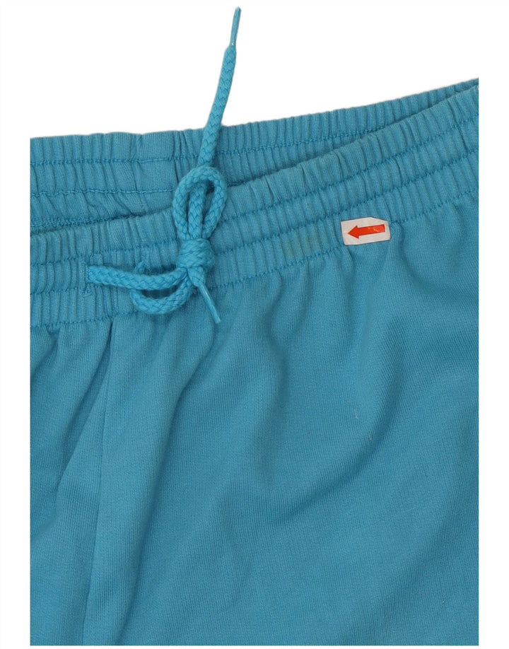 VINTAGE Womens Full Tracksuit UK 14/16 Large  Blue Floral Polyester