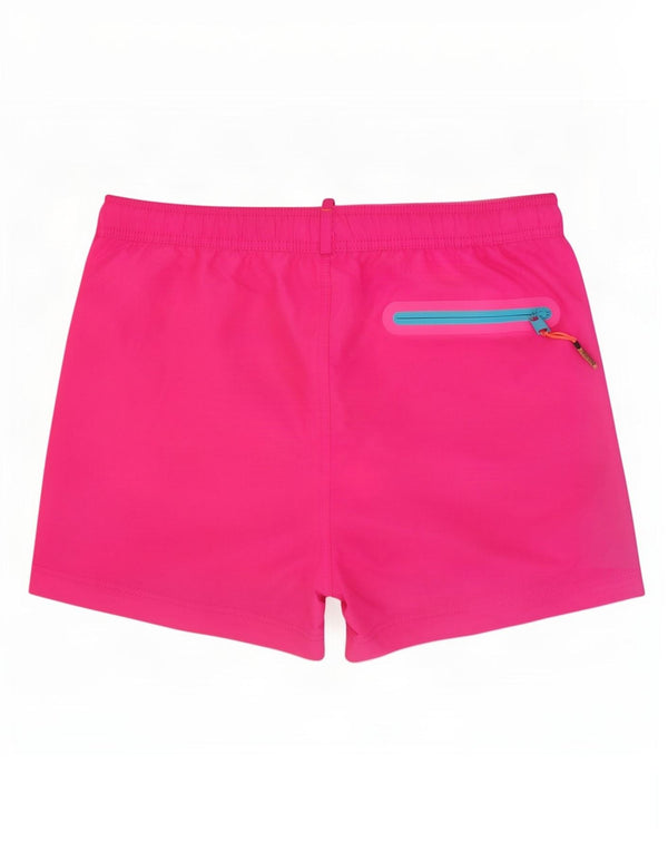 Superdry Mens Swimming Shorts XL Pink Colourblock Polyester