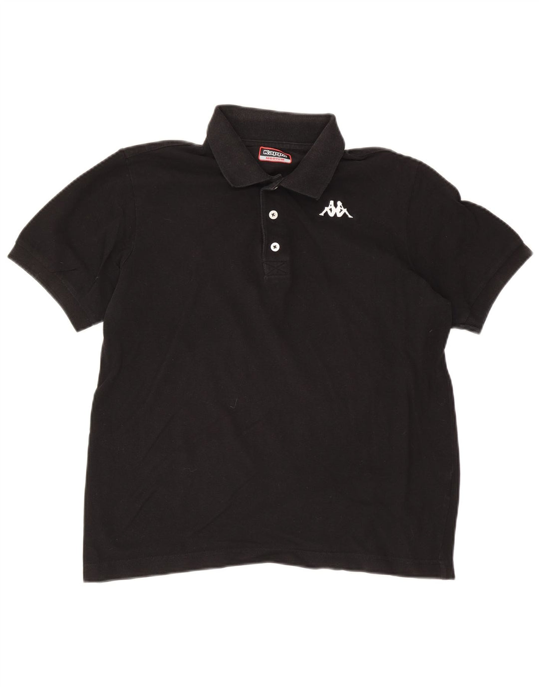 Kappa Mens Polo Shirt Medium Black