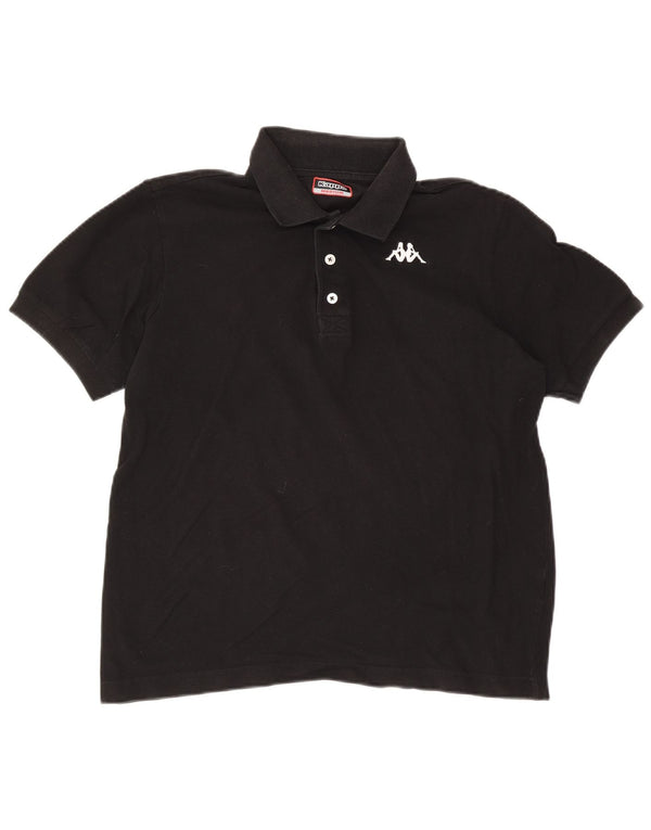Kappa Mens Polo Shirt Medium Black