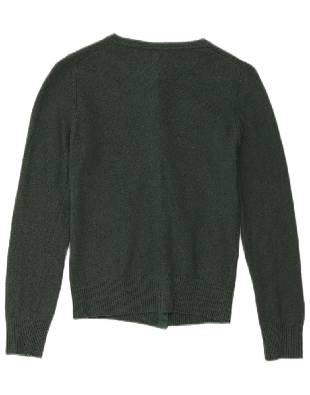 Benetton Girls Cardigan Sweater 7-8 Years Green