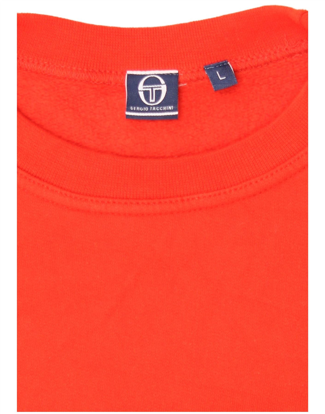 Sergio Tacchini Mens Sweatshirt Jumper Large Orange