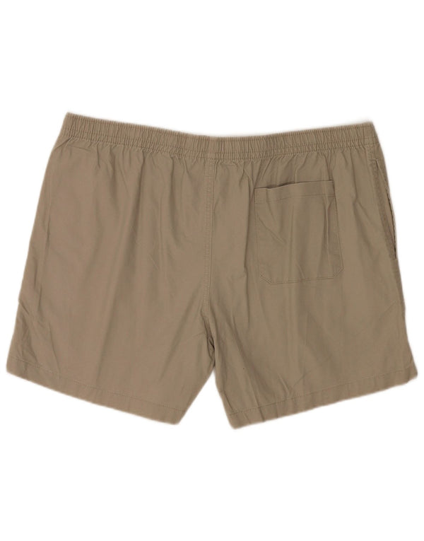 Marks & Spencer Mens Blue Harbour Chino Shorts W42 2XL Beige Cotton