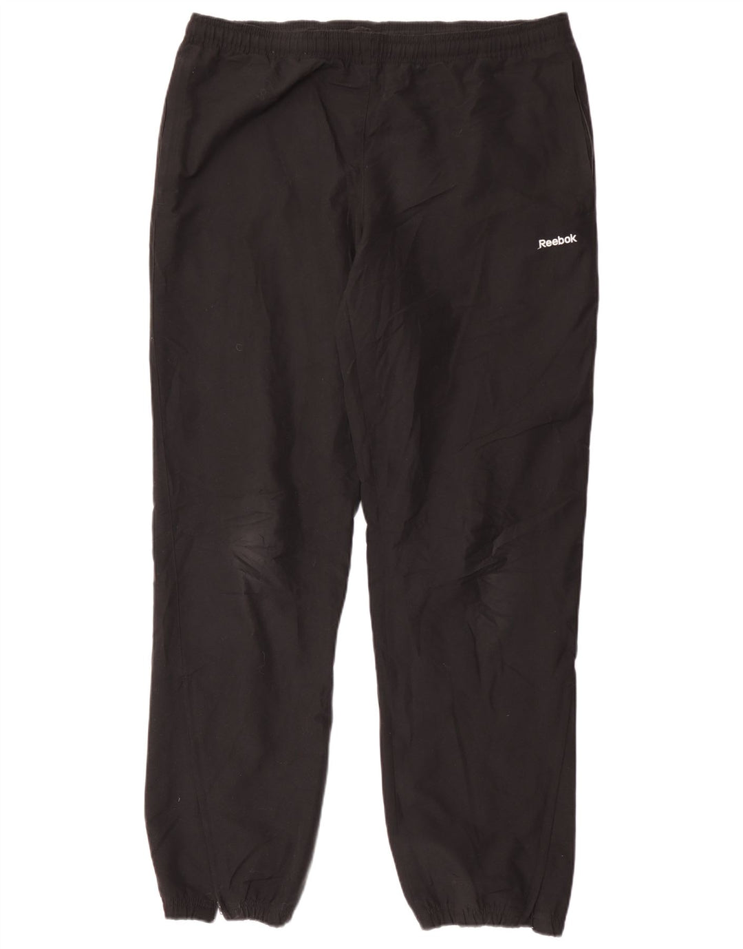Reebok Mens Tracksuit Trousers Joggers Medium Black Polyester