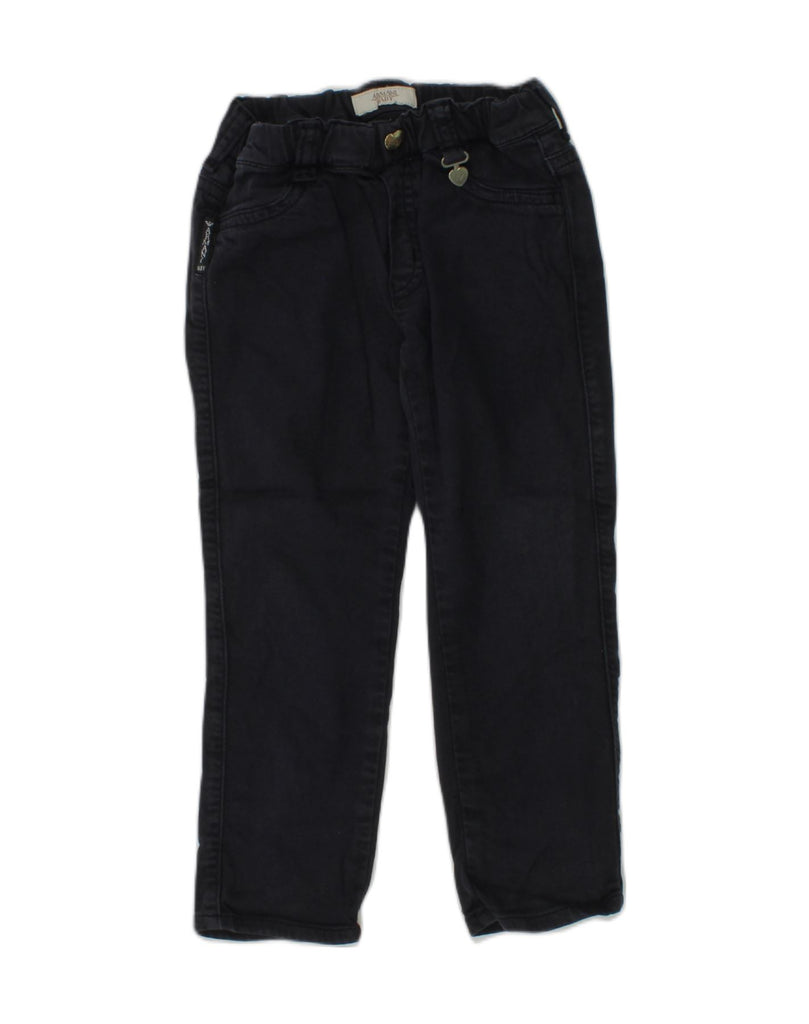 ARMANI Baby Girls Straight Casual Trousers 18-24 Months W18 L13 Black | Vintage Armani | Thrift | Second-Hand Armani | Used Clothing | Messina Hembry 