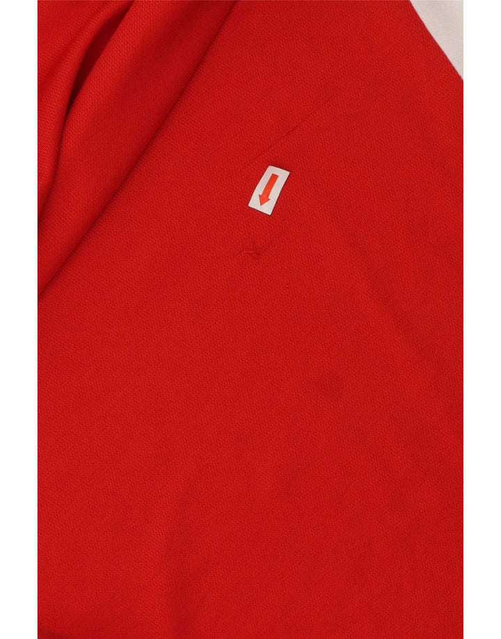 Lotto Mens Graphic Polo Shirt XL Red Colourblock Polyester