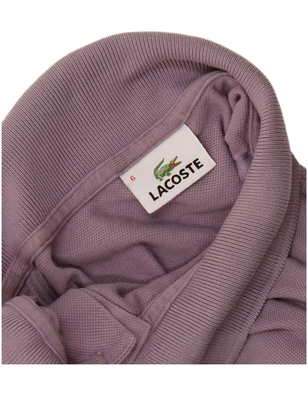 Lacoste Mens Polo Shirt Size 6 XL Purple