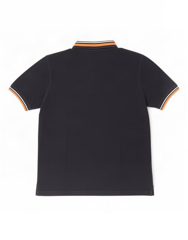 Champion Boys Polo Shirt 11-12 Years Large Navy Blue Cotton
