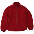 Jack Wolfskin Womens Fleece Jacket UK 12/14 Medium Burgundy Polyester