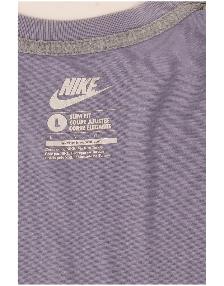 Nike Mens Slim Fit Graphic T-Shirt Top Large Purple