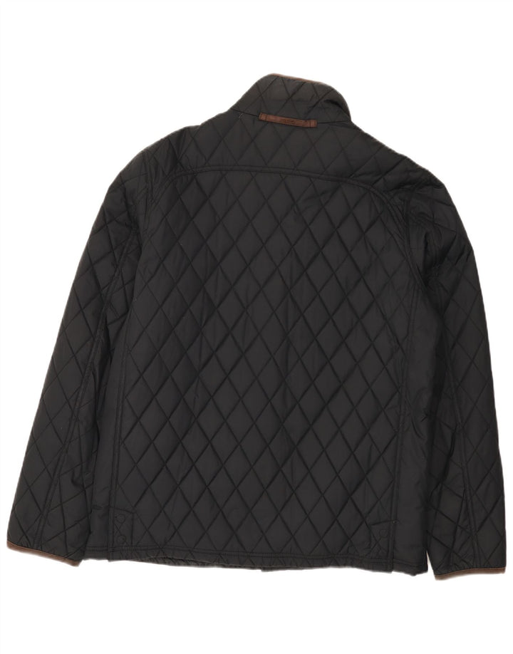 Musto Mens Quilted Jacket UK 40 Large Black Polyamide