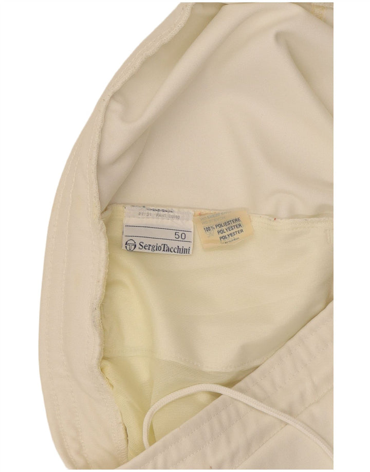 Sergio Tacchini Womens Sport Shorts IT 50 XL White Polyester