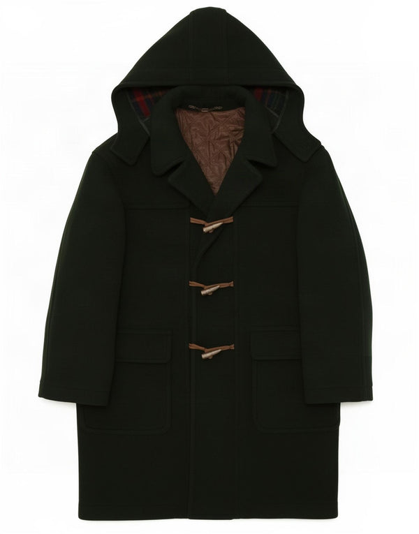 San Remo Mens Hooded Duffle Coat IT 52 XL Green