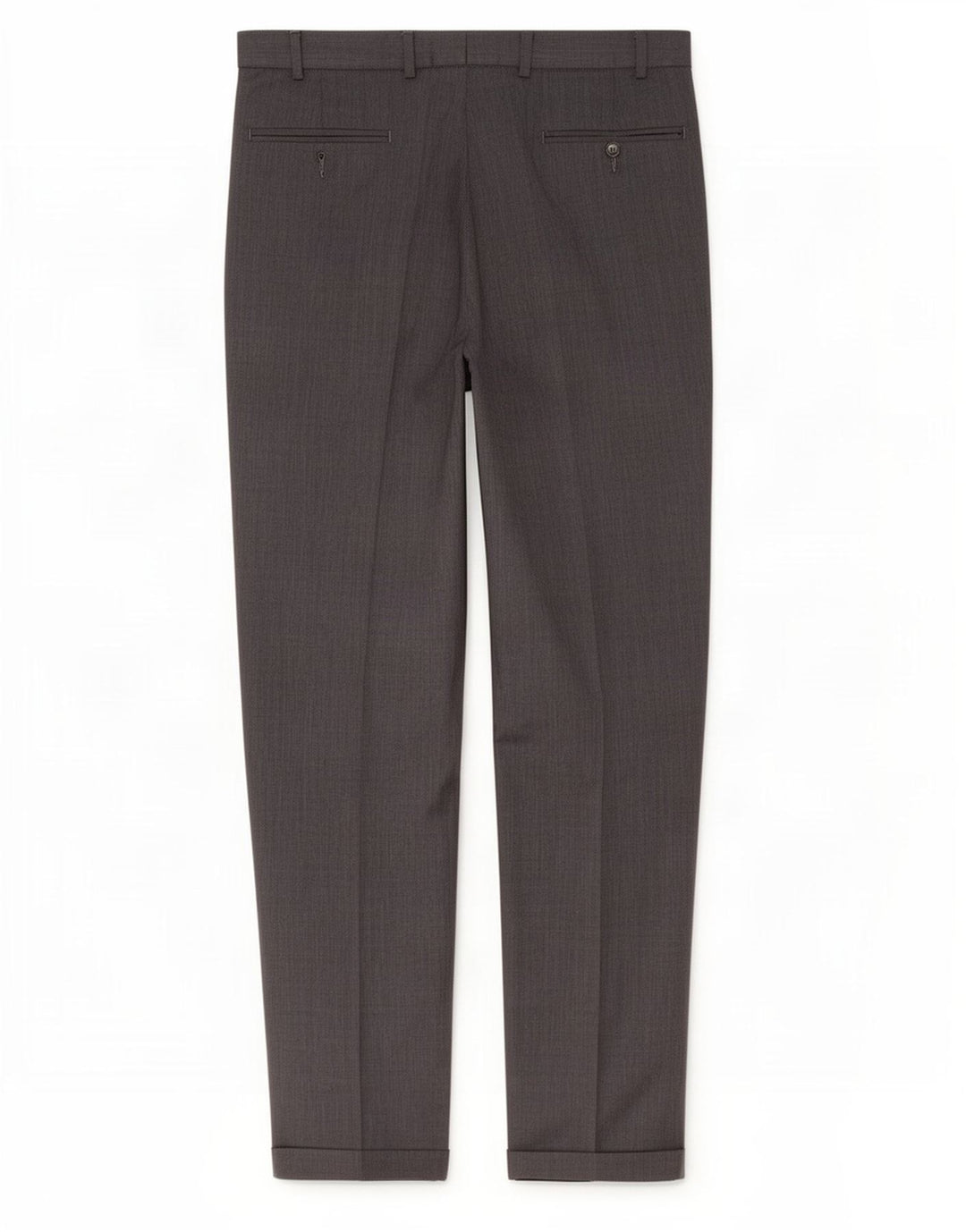 Marks & Spencer Mens Pegged Suit Trousers W36 L33 Grey Wool