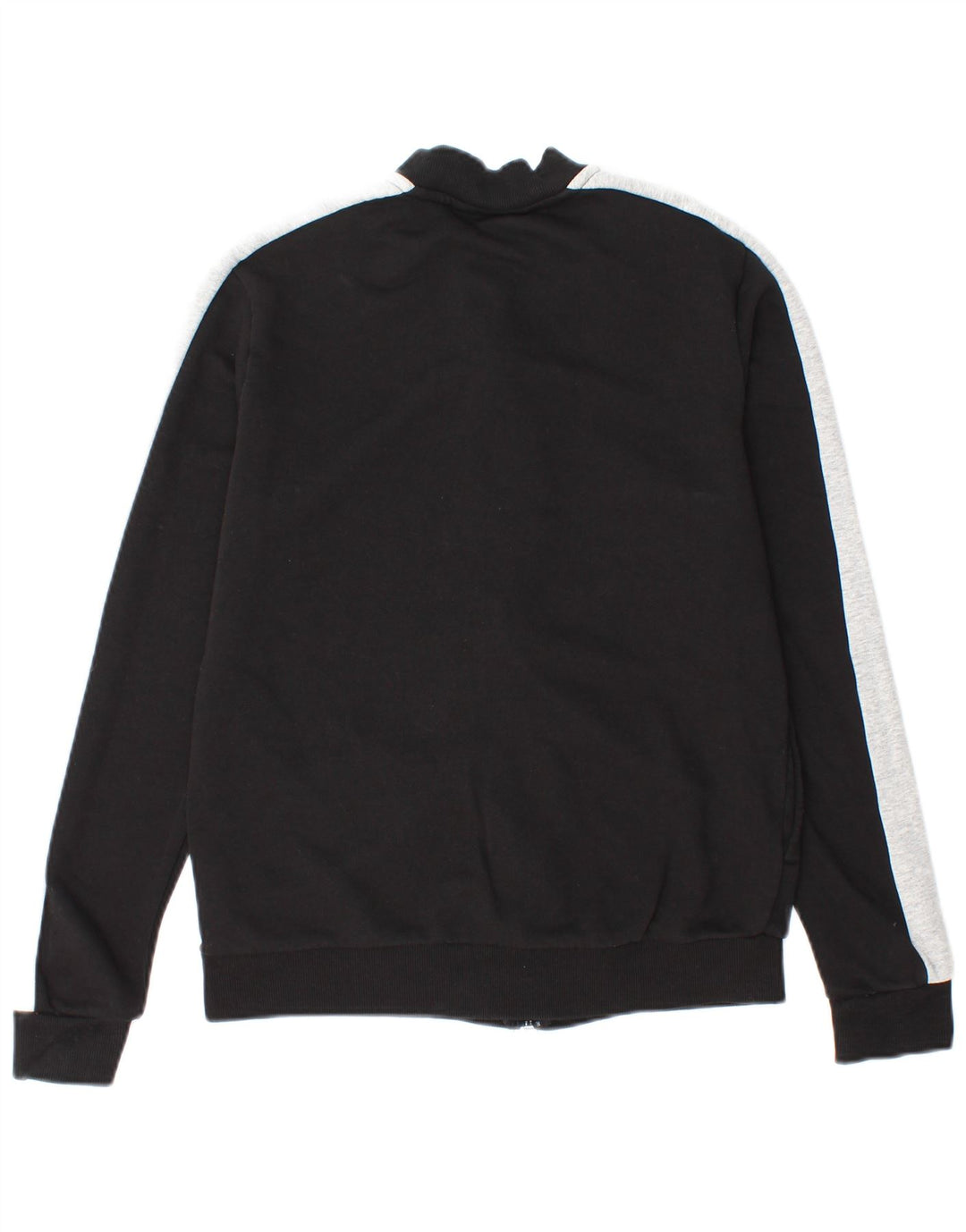 Puma Womens Graphic Tracksuit Top Jacket UK 14 Medium Black Colourblock