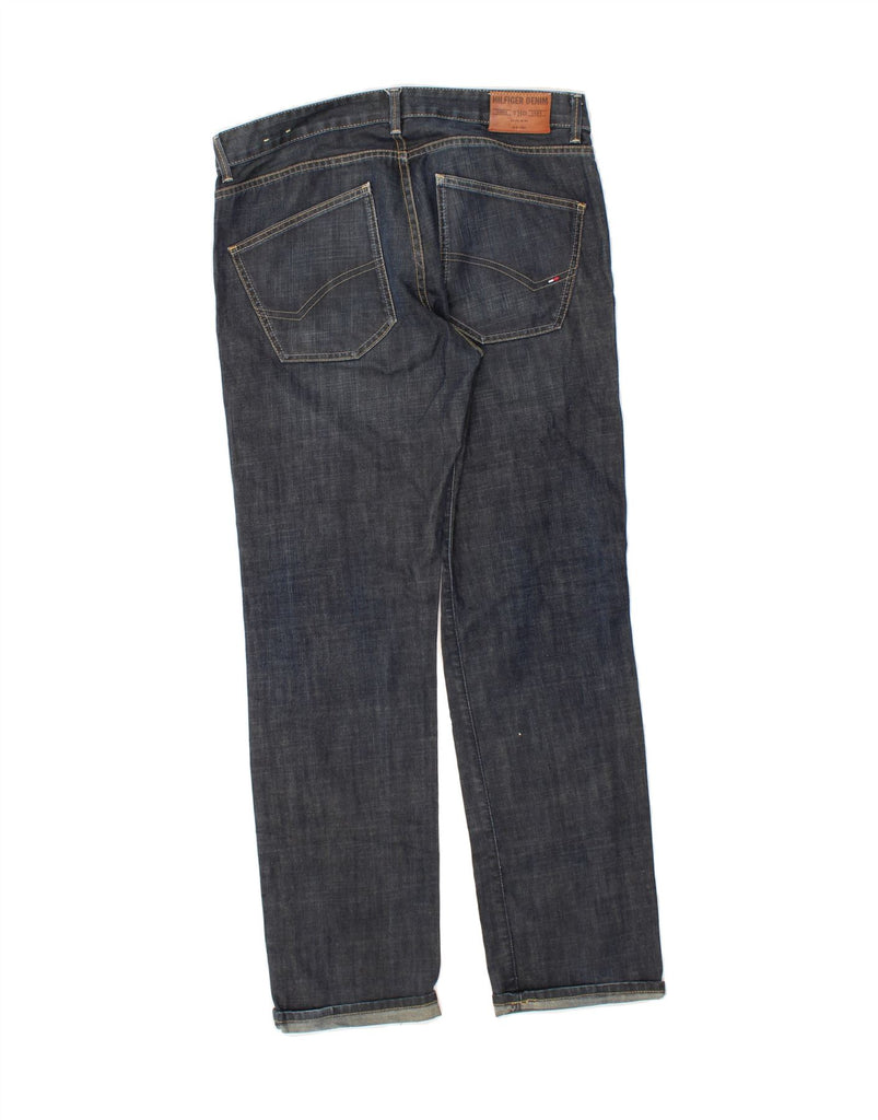 TOMMY HILFIGER Womens Straight Jeans W36 L34 Blue Cotton Vintage Tommy Hilfiger and Second-Hand Tommy Hilfiger from Messina Hembry 