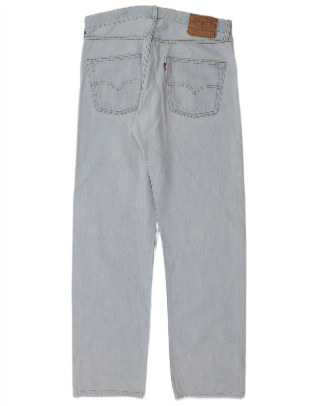 Levi's Mens 501 Straight Jeans W33 L30 Blue Cotton