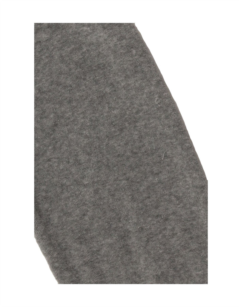 MICHAEL KORS Womens Crop Velour Tracksuit Top Jacket UK 12 Medium Grey Vintage Michael Kors and Second-Hand Michael Kors from Messina Hembry 