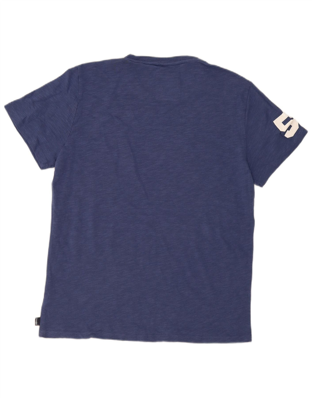 Superdry Mens Graphic T-Shirt Top 2XL Blue Cotton