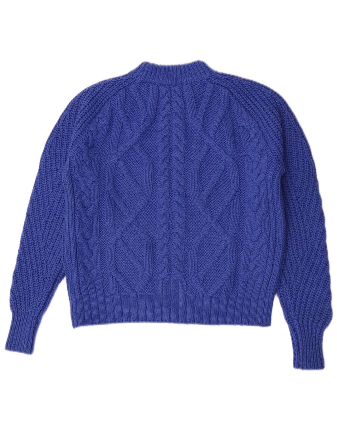 Marks & Spencer Womens Autograph Turtle Neck Jumper Sweater UK 8 Small Blue