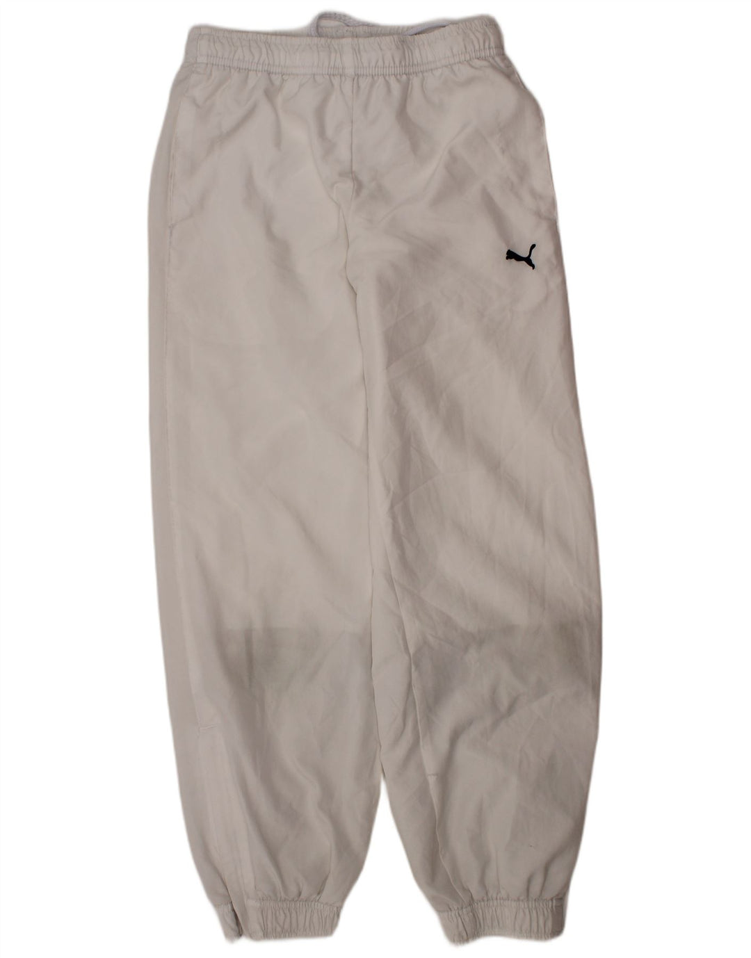 PUMA Boys Tracksuit Trousers Joggers 9-10 Years  White Polyester