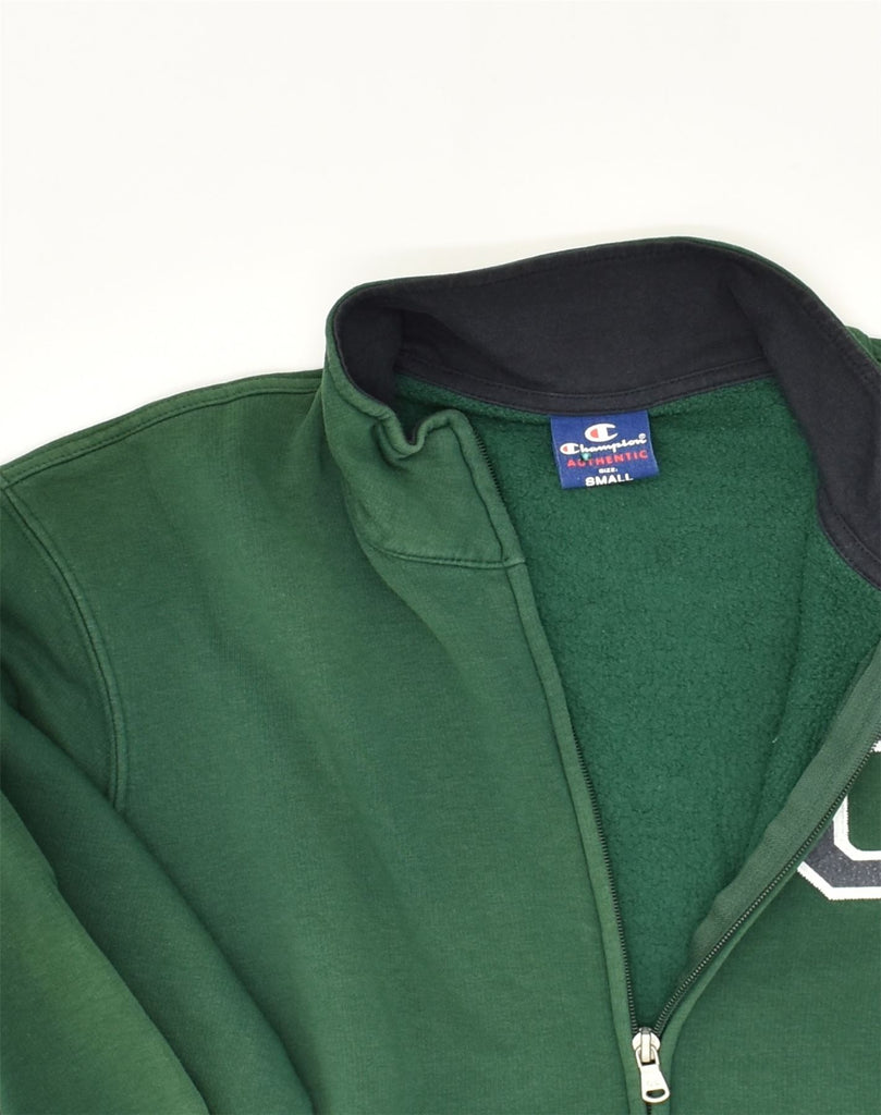 CHAMPION Mens Tracksuit Top Jacket Small Green Cotton | Vintage Champion | Thrift | Second-Hand Champion | Used Clothing | Messina Hembry 