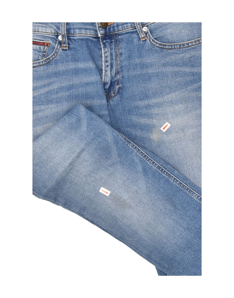 TOMMY HILFIGER Mens Slim Jeans W34 L26 Blue Cotton | Vintage Tommy Hilfiger | Thrift | Second-Hand Tommy Hilfiger | Used Clothing | Messina Hembry 