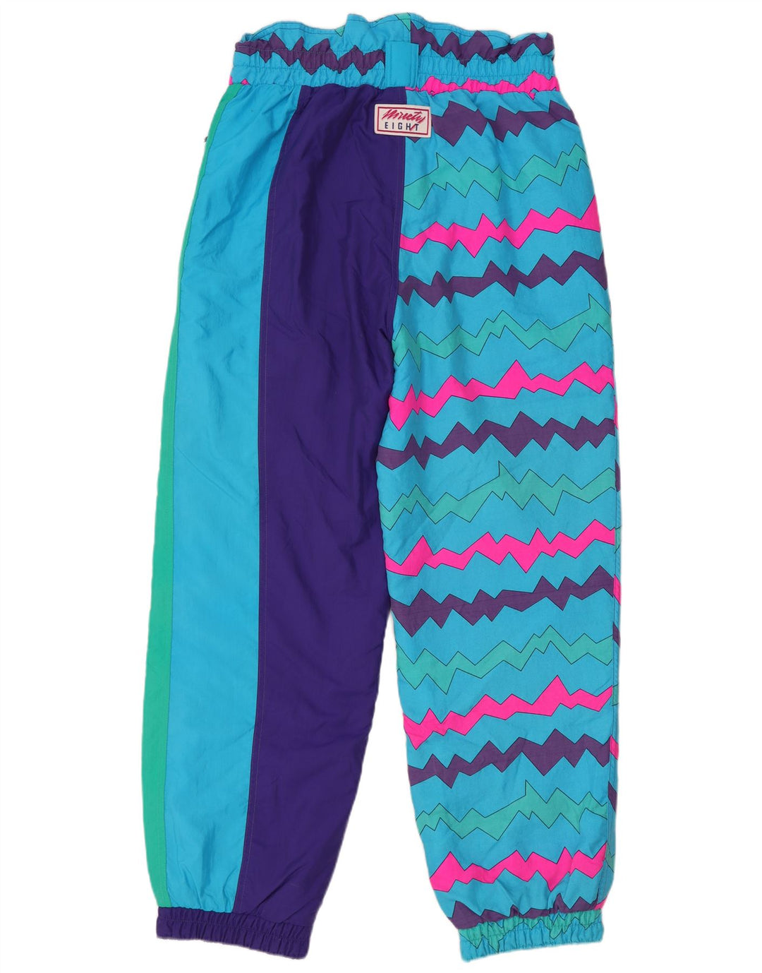 Ninety Eight Mens Ski Trousers IT 52 XL Multicoloured Geometric