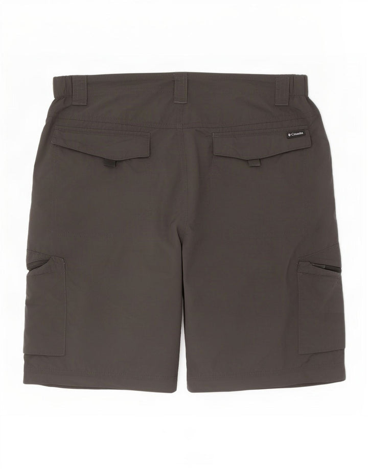 Columbia Mens Omni-Shield Cargo Shorts W38 XL Khaki Nylon