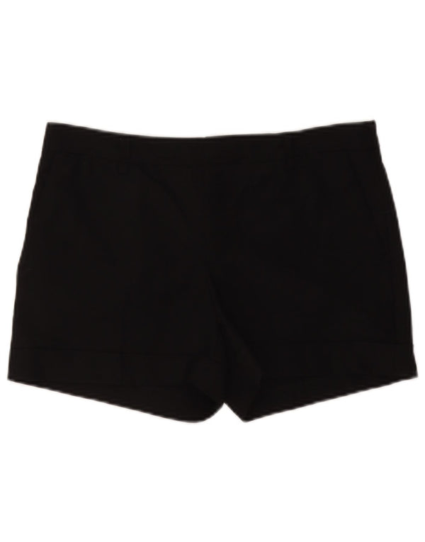 ZARA Womens Chino Shorts Medium W28 Black Polyester