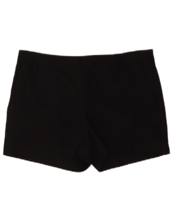 ZARA Womens Chino Shorts Medium W28 Black Polyester
