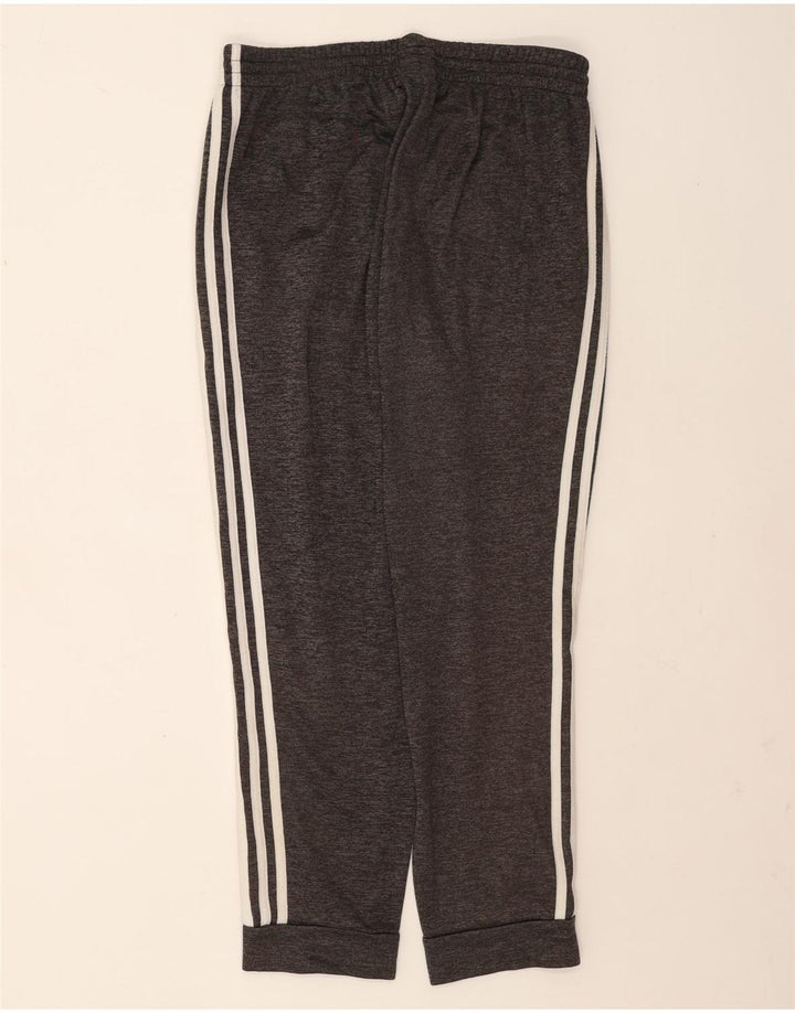 Adidas Mens Tracksuit Trousers Joggers Large Grey Flecked Polyester